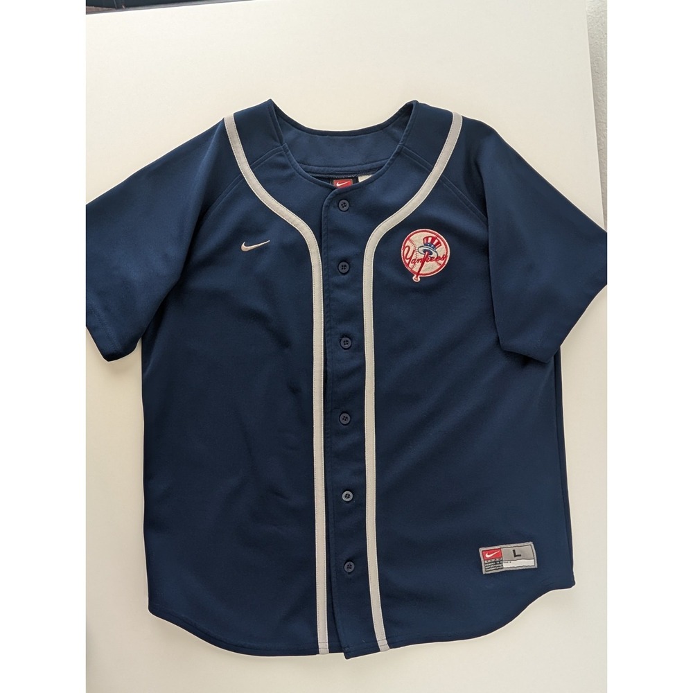 Nike Jersey New York Yankees Giambi 25 Youth L 16/18 Genuine Major League Merch